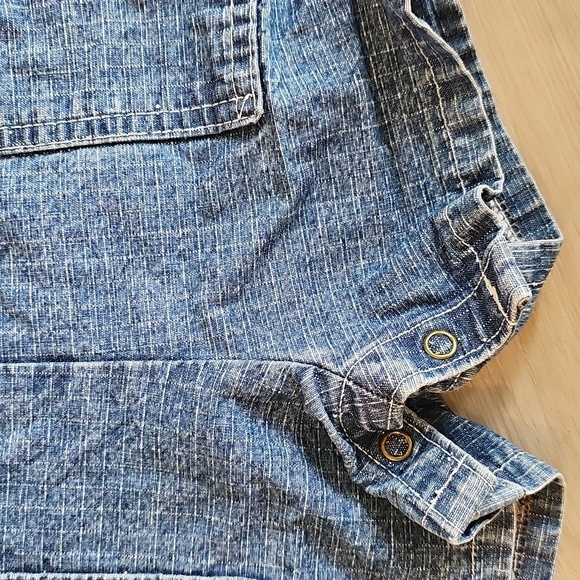 Vintage OshKosh B'gosh Blue Denim Shortalls, 24 Months - Picture 4 of 9